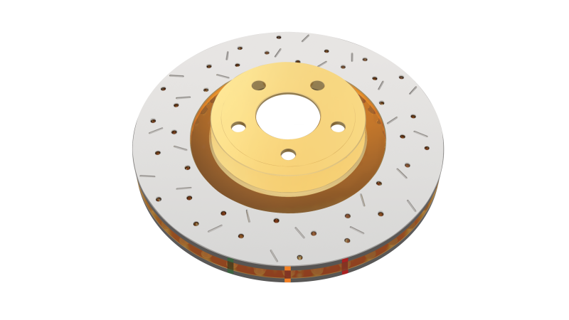DBA 13-18 Land Rover Range Rover (w/Brembo Brakes) Front 4000 Series Drilled & Slotted Rotor