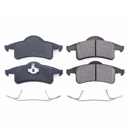 PowerStop Power Stop 99-04 Jeep Grand Cherokee Rear Z17 Evolution Ceramic Brake Pads w/Hardware