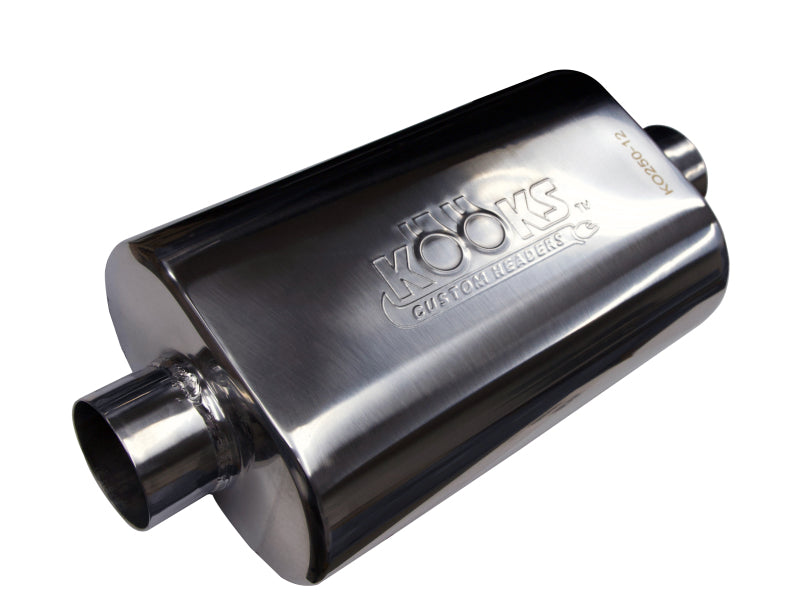 Kooks Headers Kooks Universal 2 1/2in Center/Center Oval Muffler (4x8x12)