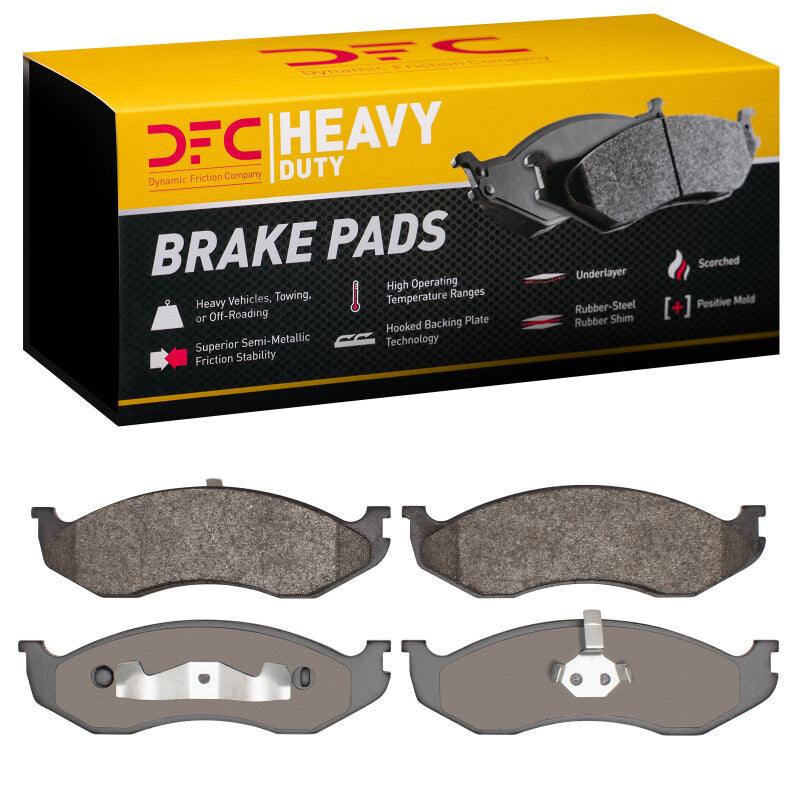 DFC 90-06 Jeep Grand Wagoneer Front Heavy Duty Pads - Semi Metallic