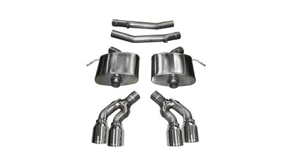 CORSA Performance Corsa 2016-2019 Cadillac CTS V Sedan 6.2L V8 2.75in Polished Sport Axle-Back Exhaust