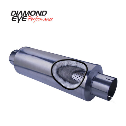 Diamond Eye Performance Diamond Eye Muffler 5inX27in OVERALL PERF POLISHED