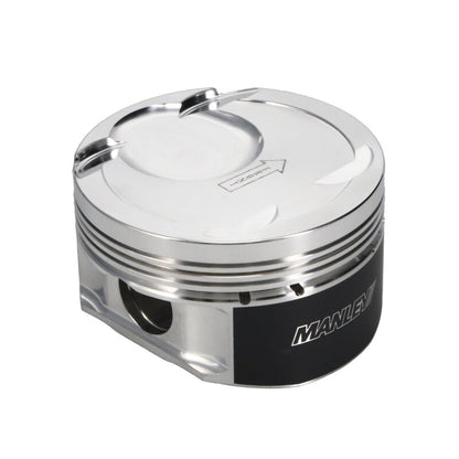 Manley Performance Manley Ford 3.5L Ecoboost 3.642in Bore 1.239in Comp Height -8.5cc Dish Extreme Duty Piston Set