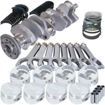 Eagle Chevy 400 3.875in Crank 6.000in H-Beam Stroker Rods -10.8cc 4.125in Pistons Rotating Assembly
