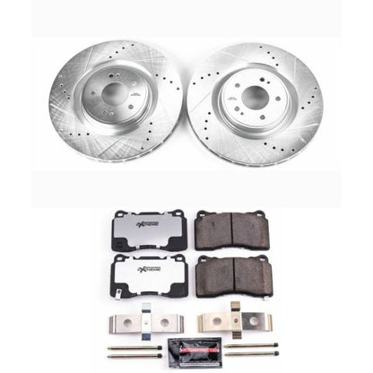 PowerStop Power Stop 08-15 Mitsubishi Lancer Front Z26 Street Warrior Brake Kit