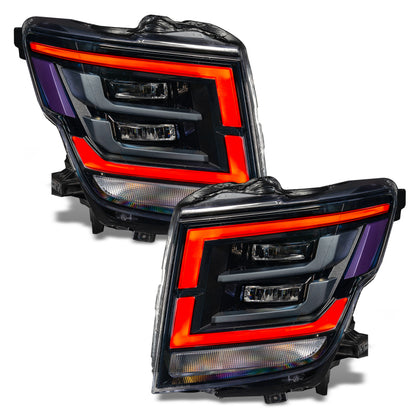 ORACLE Lighting Oracle 21-22 Nissan Titan RGB+W Headlight DRL Upgrade - ColorSHIFT w/ RF Controller