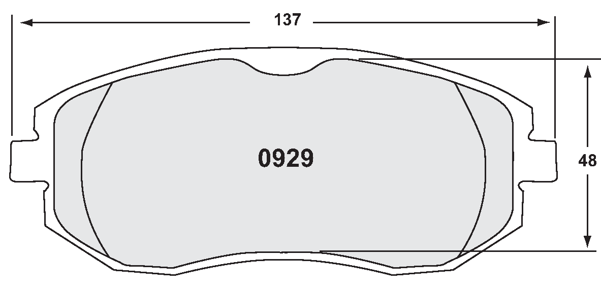 PFC 0929.15.17.44 FRONT BRAKE PADS FOR SUBARU BRZ / TOYOTA GT86 / GR86