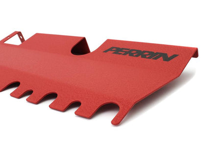 Perrin Performance PERRIN 15-21 Subaru WRX/STI Radiator Shroud (With/Without OEM Intake Scoop) - Red