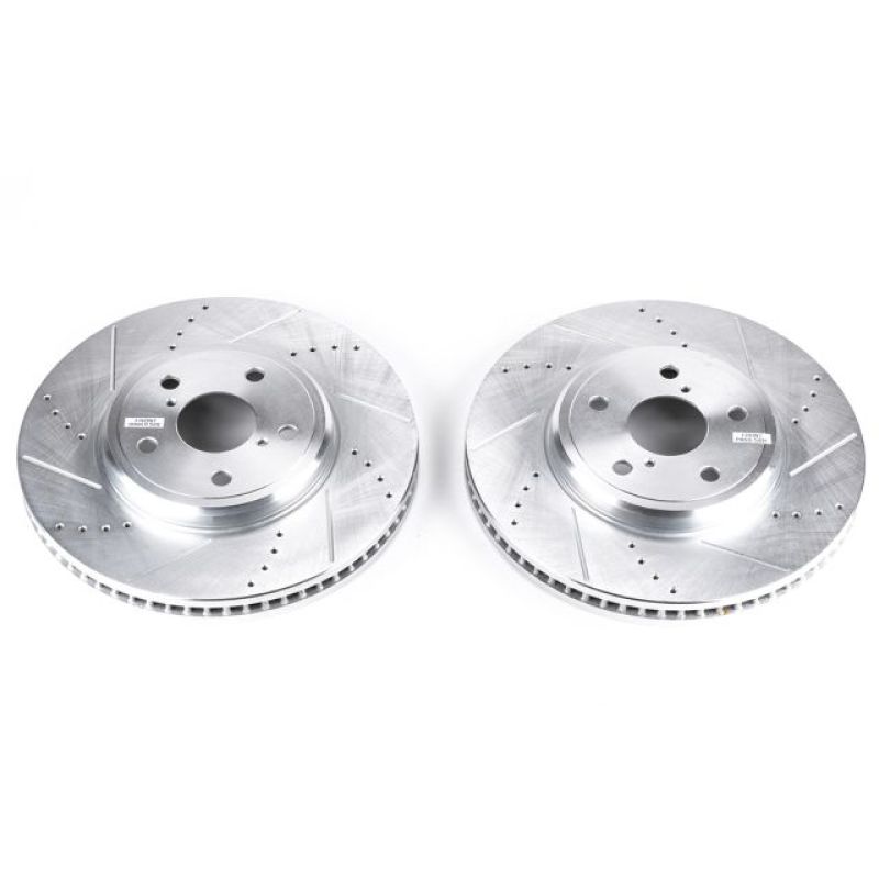 PowerStop Power Stop 01-06 Lexus LS430 Front Evolution Drilled & Slotted Rotors - Pair