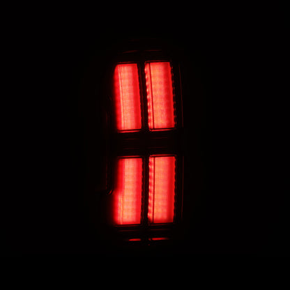 AlphaRex 05-15 Toyota Tacoma NOVA Prismatic LED Tail Lights - Alpha-Black