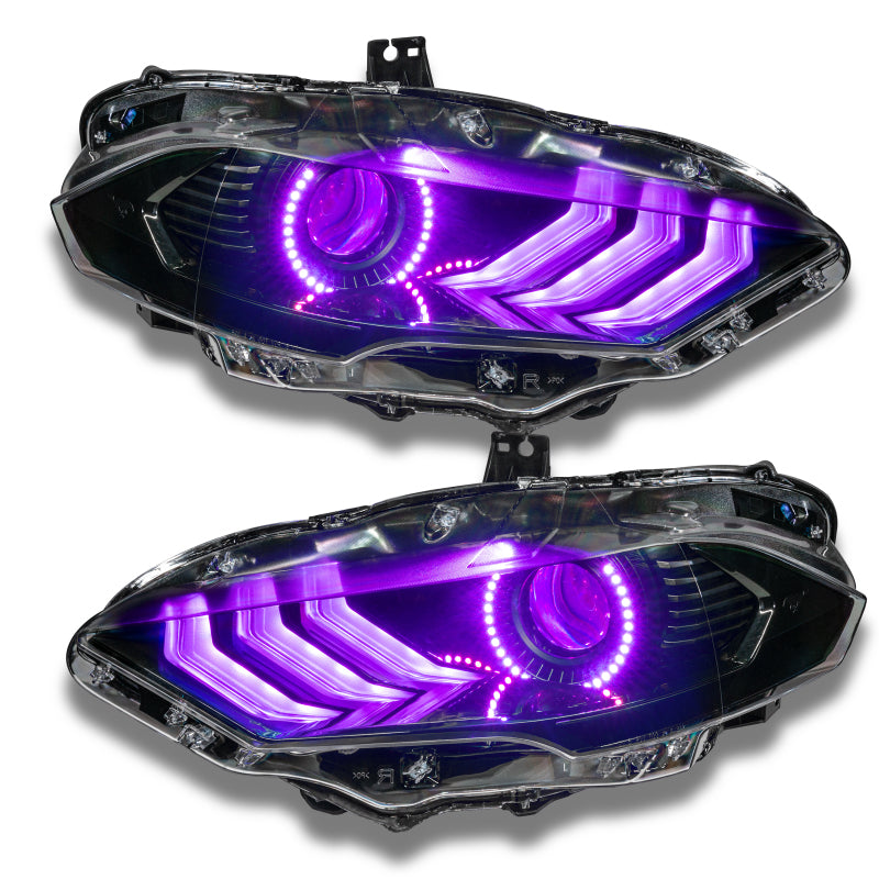 ORACLE Lighting Oracle 18-21 Ford Mustang DRL Upgrade w/ Halo Kit - ColorSHIFT w/ BC1 Controller