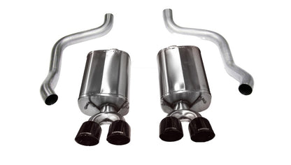 CORSA Performance Corsa 2009-2013 Chevrolet Corvette C6 6.2L V8 Black Sport Axle-Back Exhaust