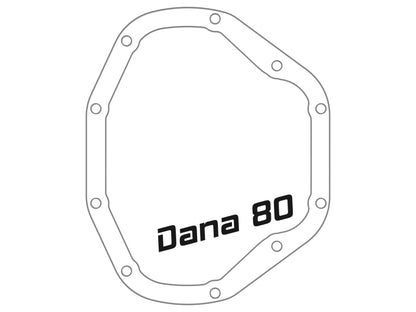 aFe Rear Differential Cover (Raw; Street Series); Dodge Diesel Trucks 94-02 L6-5.9L (td)