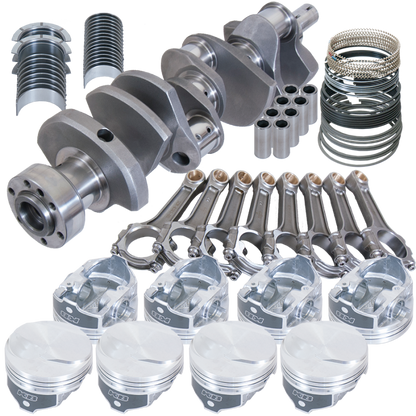 Eagle Chevy 454 1Pc 4.250in Crank 6.385in I-Beam Rods 17cc Dome 4.350in Pistons Rotating Assembly