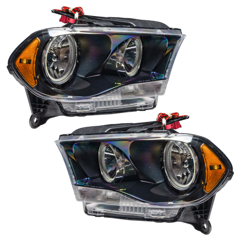 ORACLE Lighting Oracle 11-13 Dodge Durango SMD HL Halogen - Black - ColorSHIFT w/ Simple Controller
