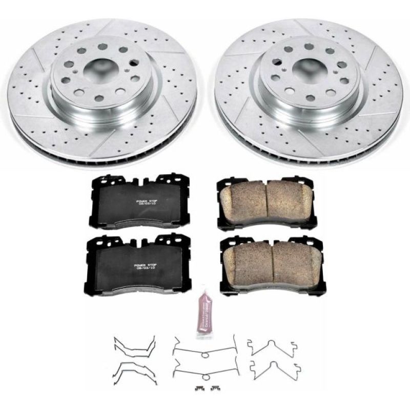 PowerStop Power Stop 10-17 Lexus LS460 Front Z23 Evolution Sport Brake Kit