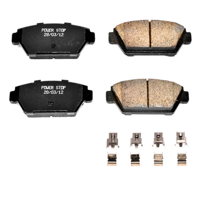 PowerStop Power Stop 90-94 Eagle Talon Rear Z17 Evolution Ceramic Brake Pads w/Hardware