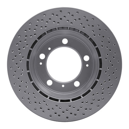DFC 00-08 Porsche Cayman Rear Drilled GeoSPEC Coated Rotor