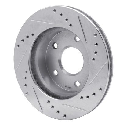 R1 Concepts R1 90-97 Ford AEROSTAR Right Front Drilled & Slotted Silver Brake Rotor