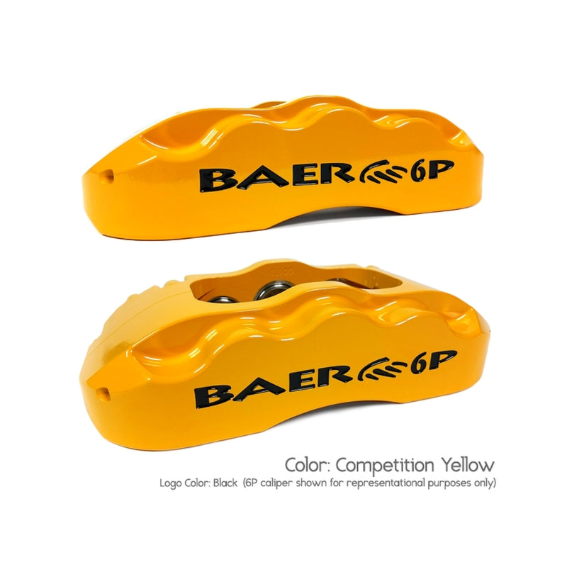 Baer Brakes 62-69 Ford Fairlane STD Studs 14in Extreme+ Front SDZ Brake Kit - Comp Yellow