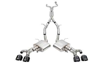 CORSA Performance Corsa 22-25 Cadillac CT4 V Blackwing 3in Active Valve Cat-Back - 4.5in Black Tip
