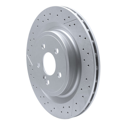 DFC 12-20 Mercedes-Benz GLA45 AMG Rear Drilled GeoSPEC Coated Rotor and Slotted