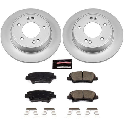 PowerStop Power Stop 12-17 Hyundai Veloster Rear Z17 Evolution Geomet Coated Brake Kit