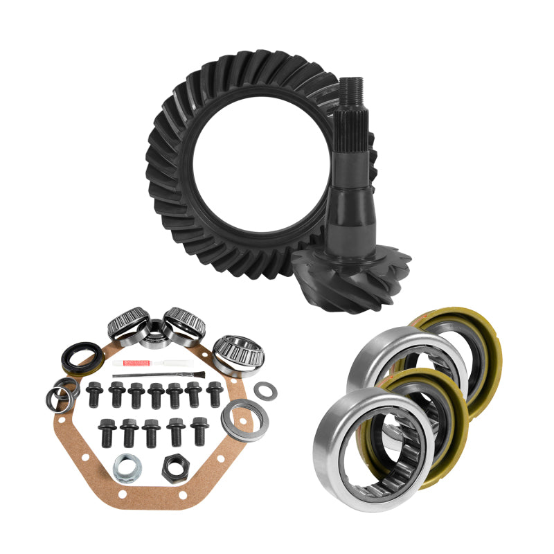 Yukon Gear & Axle Yukon Gear ZF 9.25in CHY 3.55 Rear Ring & Pinion Install Kit Axle Bearings and Seal