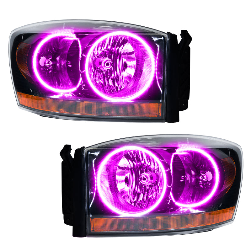 ORACLE Lighting Oracle 06 Dodge Ram SMD HL - Black - ColorSHIFT w/ 2.0 Controller