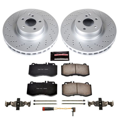 PowerStop Power Stop 10-16 Mercedes-Benz E350 Front Z23 Evolution Sport Coated Brake Kit