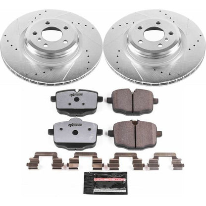 PowerStop Power Stop 10-15 BMW 550i GT Rear Z26 Street Warrior Brake Kit