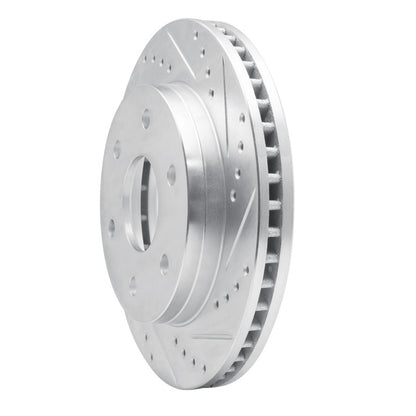 R1 Concepts R1 91-96 Dodge DAKOTA RWD Front Right Drilled & Slotted Silver Brake Rotor