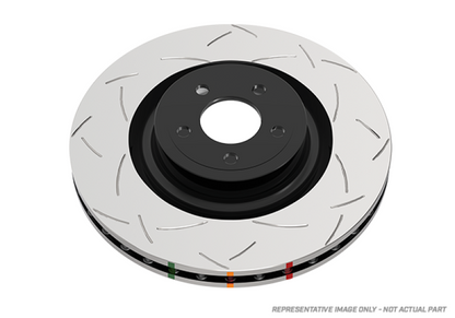 DBA 01-04 Outback 2.5L/3.0 H6 Rear Slotted 4000 Series Rotor