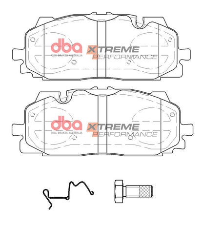 DBA 19-21 Audi A8 Quattro (w/375mm Front Rotor) Front XP Performance Brake Pads