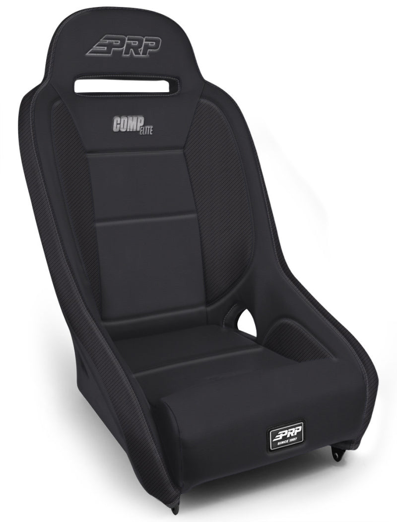 PRP Seats PRP Comp Elite Suspension Seat - Black Vinyl - Black