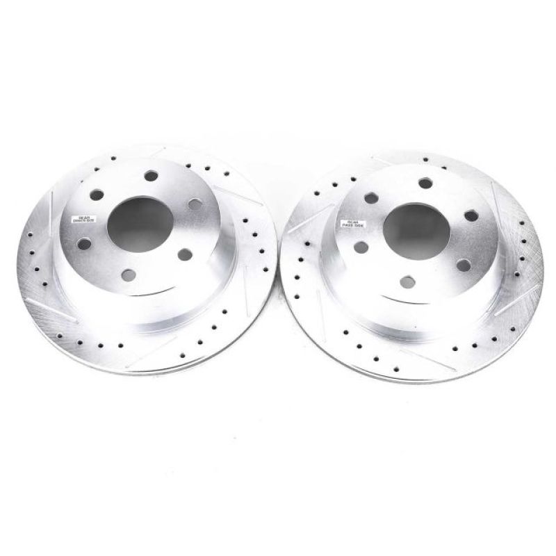 PowerStop Power Stop 03-05 Chevrolet Astro Rear Evolution Drilled & Slotted Rotors - Pair