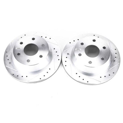 PowerStop Power Stop 03-05 Chevrolet Astro Rear Evolution Drilled & Slotted Rotors - Pair