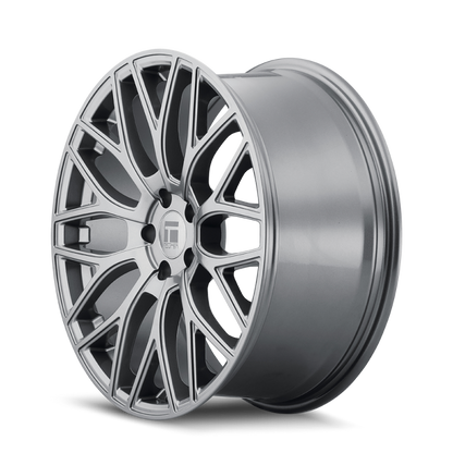 Touren 3276 TR76 18x8 / 5x112 BP / 35mm Offset / 66.56mm Hub Gloss Graphite Wheel