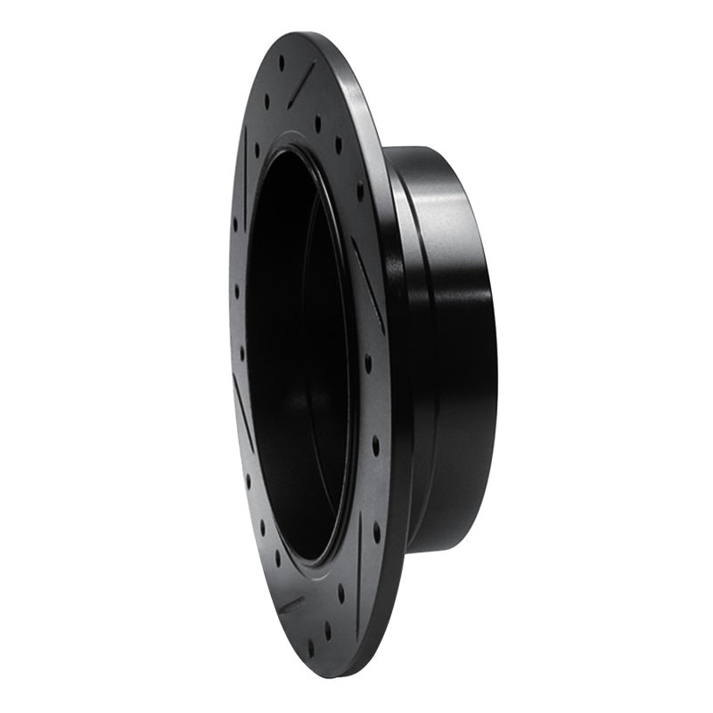 R1 Concepts R1 06-11 Mercedes-Benz B200 Rear Right Drilled & Slotted Black Brake Rotor