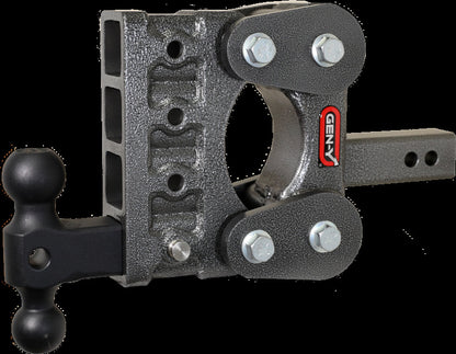 GEN-Y Hitch Gen-Y The Boss Torsion-Flex 2in Shank 5in Drop 1.1K TW 10K Hitch w/GH-031 Dual-Ball