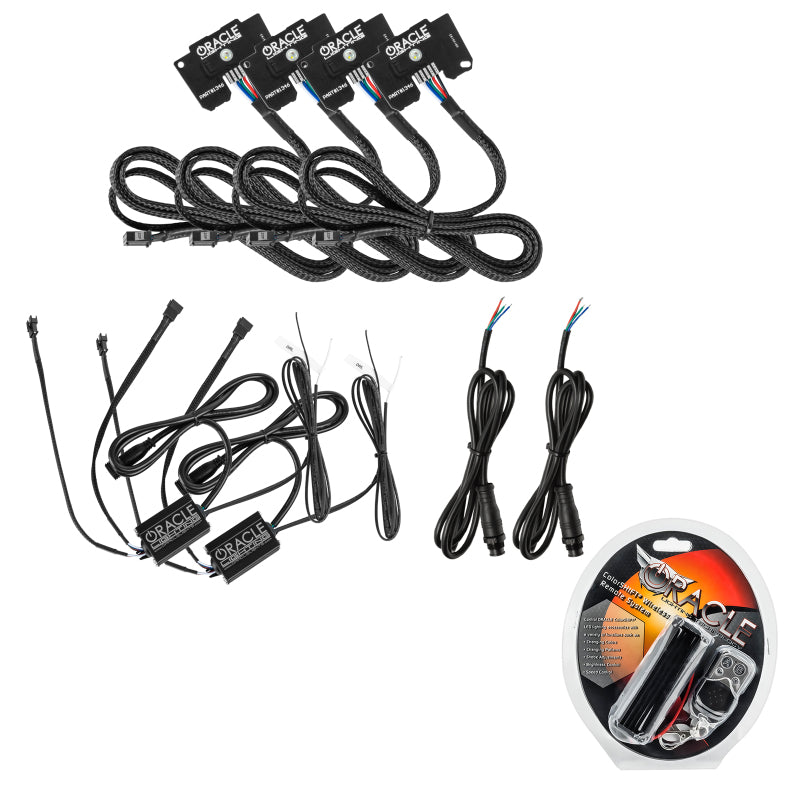 ORACLE Lighting Oracle Jeep Wrangler JL/Gladiator JT RGB+W Headlight DRL Upgrade Kit - ColorSHIFT