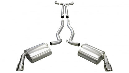 CORSA Performance Corsa 2011-2015 Chevrolet Camaro Convertible SS 6.2L V8 Manual Polished Sport Cat-Back + XO Exhaust