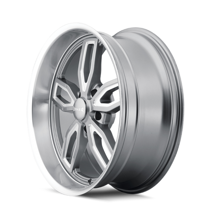 Ridler Wheels Ridler 608 18x9 / 5x127 BP / 0mm Offset / 78.3mm Hub Gloss Grey Milled Wheel