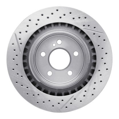 DFC 08-15 Mercedes-Benz C63 AMG Rear Drilled and Slotted Brake Rotor