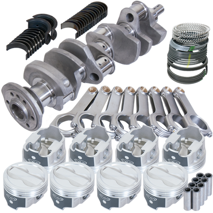 Eagle Chevy LT1 350 1Pc 3.750in Crank 5.700in H-Beam -18cc 4.060in Pistons Rotating Assembly