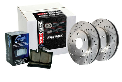 Stoptech Sport Axle Pack, Slotted, Rear