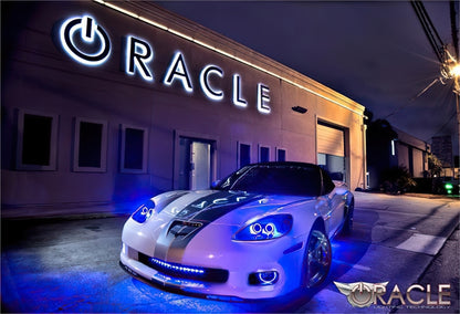 ORACLE Lighting Oracle 05-13 Chevrolet Corvette C6 LED Fog Light Halo Kit - Red