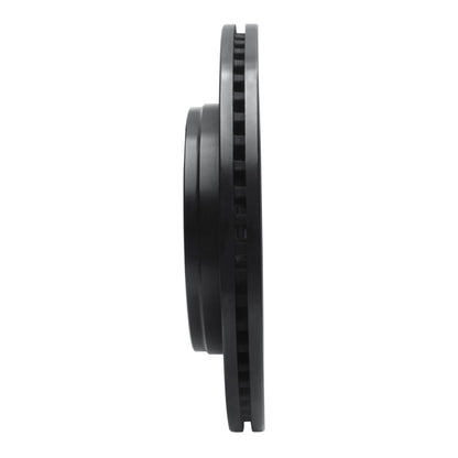 R1 Concepts R1 08-12 Jeep J8 Front Right Drilled & Slotted Black Brake Rotor