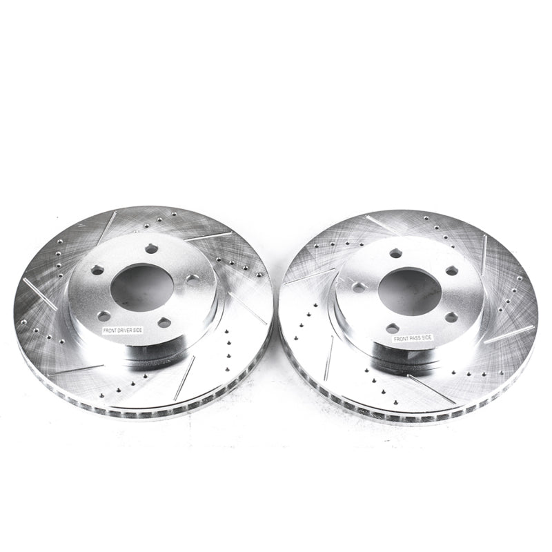 PowerStop Power Stop 05-06 Chevrolet Equinox Front Evolution Drilled & Slotted Rotors - Pair