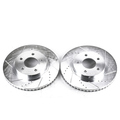 PowerStop Power Stop 05-06 Chevrolet Equinox Front Evolution Drilled & Slotted Rotors - Pair